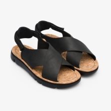 Camper Black Sandals Womens - Oruga Online Ireland | FLWJA6048